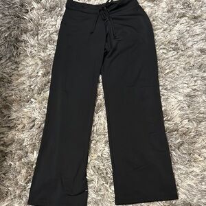 Black Women's Wide-Leg Pants